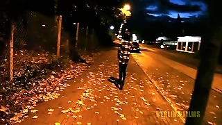 Neighborhood Whore,street action!(crossdresser,voyer)1 PART