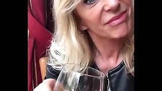 French MILF Marina Beaulieu having sex with BBC in front for their way husband
