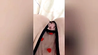 I brought my pussy to orgasm in a little while I got home wean away from college